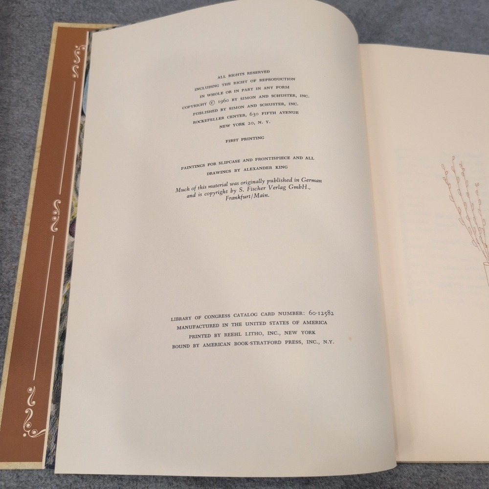 Alexander King Peter Altenberg Evocations of Love 1960 First Printing Slipcase - Picture 5 of 6